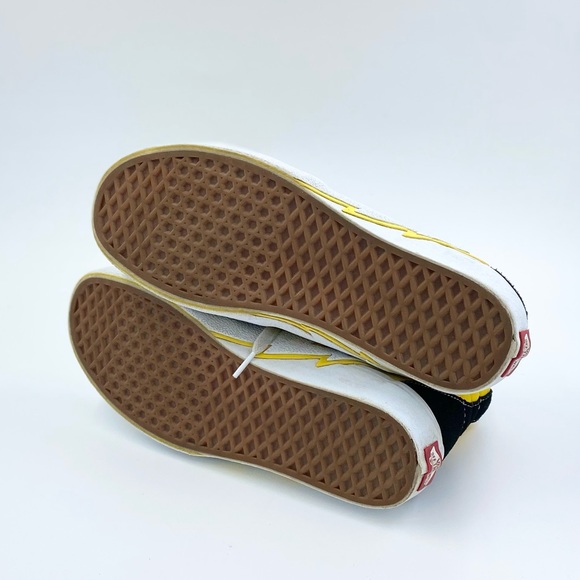 Vans black/yellow bolt sk8 hi men’s 9 - Picture 5 of 6